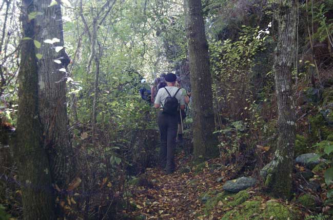 Wandern im Barranco de la Virgen